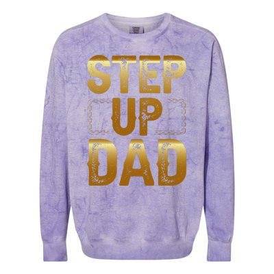 Step Up Dad Colorblast Crewneck Sweatshirt