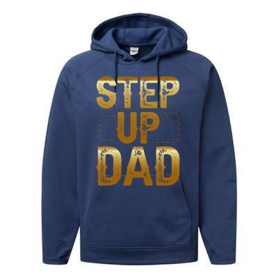 Step Up Dad Performance Fleece Hoodie