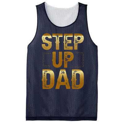 Step Up Dad Mesh Reversible Basketball Jersey Tank