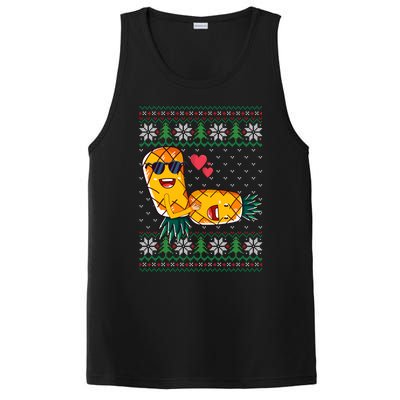 Swinger Upside Down Pineapple Making Love Ugly Pattern Gift PosiCharge Competitor Tank