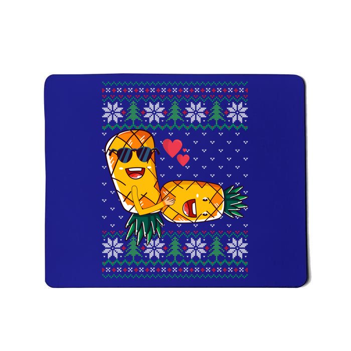 Swinger Upside Down Pineapple Making Love Ugly Pattern Gift Mousepad