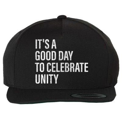 School Unity Day ItS A Good Day To Celebrate Unity Orange Wool Snapback Cap