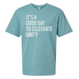 School Unity Day ItS A Good Day To Celebrate Unity Orange Sueded Cloud Jersey T-Shirt