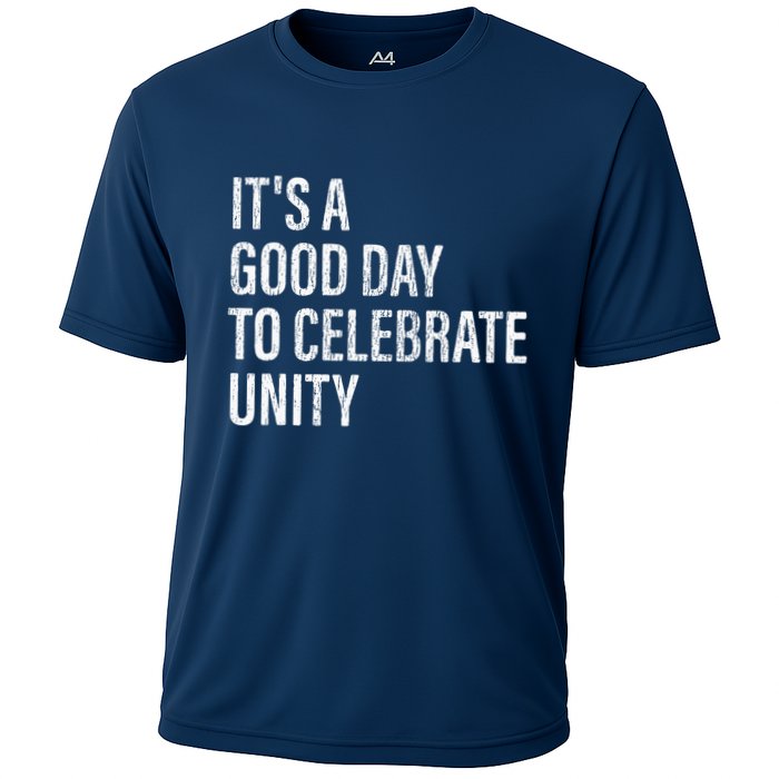 School Unity Day ItS A Good Day To Celebrate Unity Orange Cooling Performance Crew T-Shirt