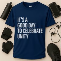 School Unity Day ItS A Good Day To Celebrate Unity Orange Cooling Performance Crew T-Shirt