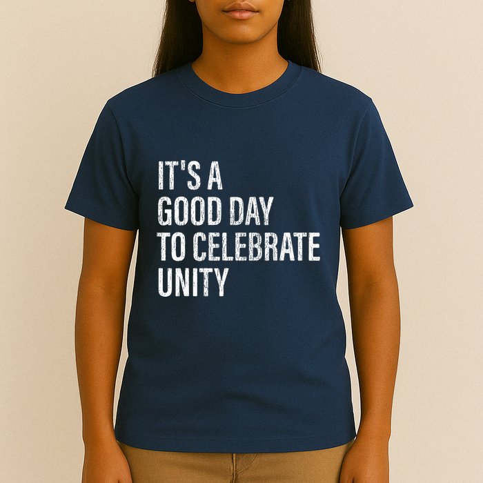 School Unity Day ItS A Good Day To Celebrate Unity Orange T-Shirt