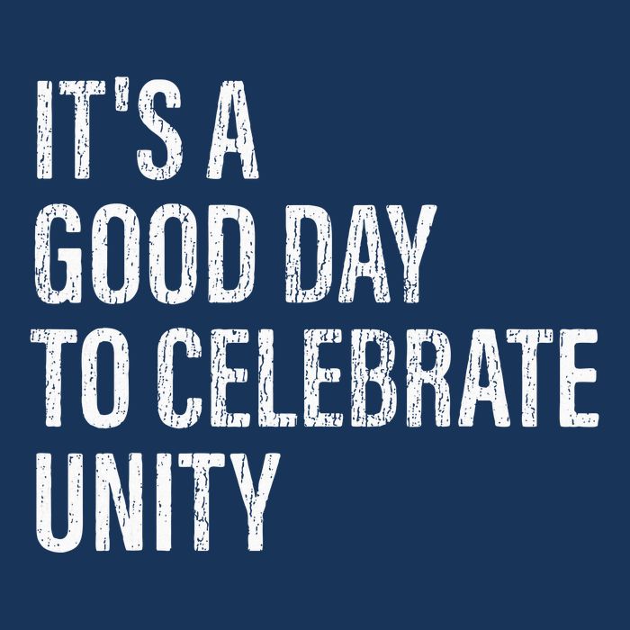 School Unity Day ItS A Good Day To Celebrate Unity Orange Flat Bill Trucker Hat