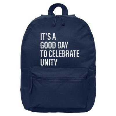 School Unity Day ItS A Good Day To Celebrate Unity Orange 16 in Basic Backpack