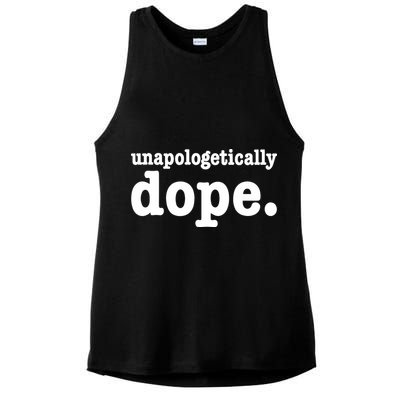 Shannon Unapologetically Dope Ladies PosiCharge Tri-Blend Wicking Tank