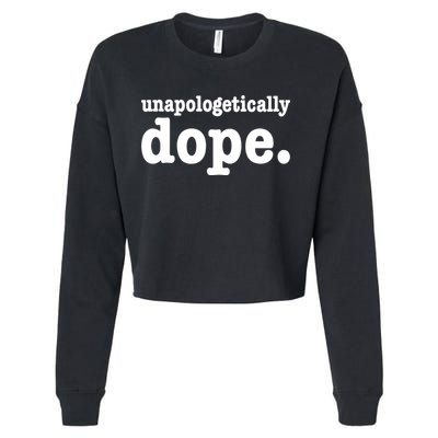 Shannon Unapologetically Dope Cropped Pullover Crew