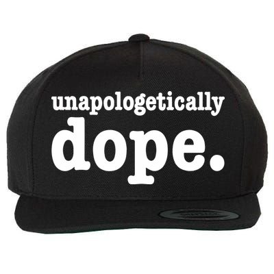 Shannon Unapologetically Dope Wool Snapback Cap