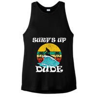 SurfS Up Dude Ladies PosiCharge Tri-Blend Wicking Tank