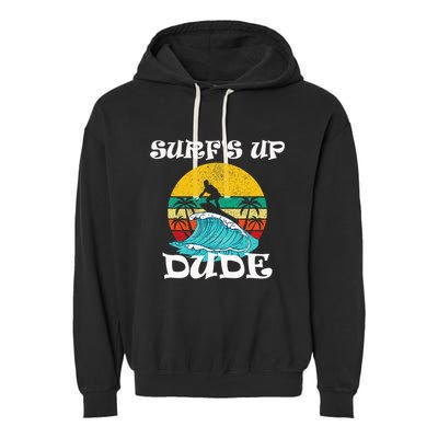 SurfS Up Dude Garment-Dyed Fleece Hoodie