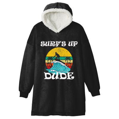SurfS Up Dude Hooded Wearable Blanket