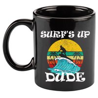 SurfS Up Dude 11oz C Handle Ceramic Mug