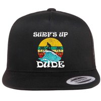 SurfS Up Dude Flat Bill Trucker Hat