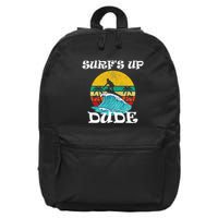 SurfS Up Dude 16 in Basic Backpack