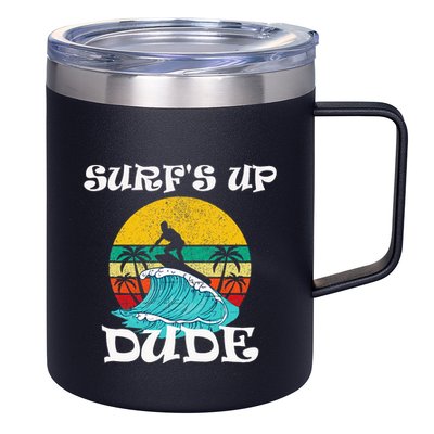 SurfS Up Dude 12oz Stainless Steel Coffee Mug