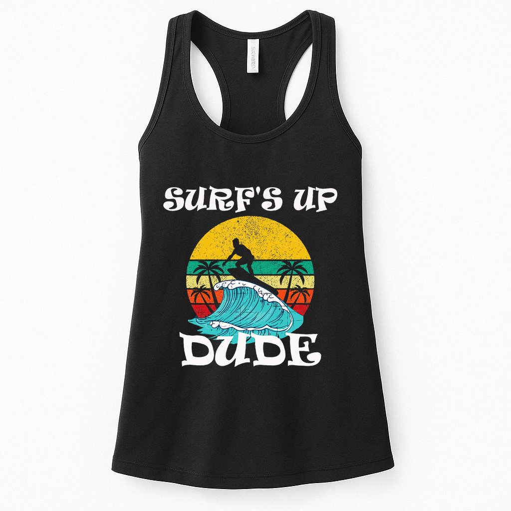 SurfS Up Dude Womens Tank Top