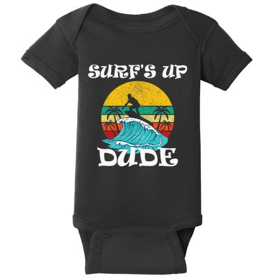 SurfS Up Dude Baby Bodysuit