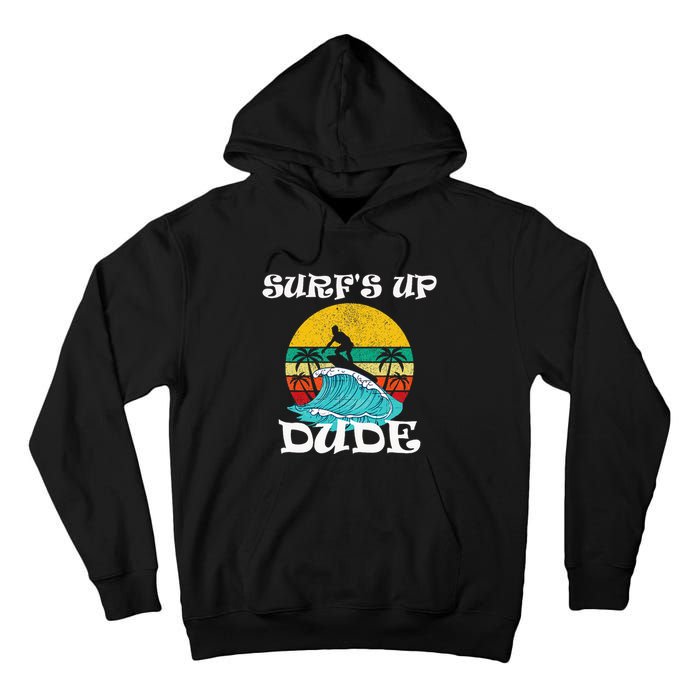 SurfS Up Dude Tall Hoodie