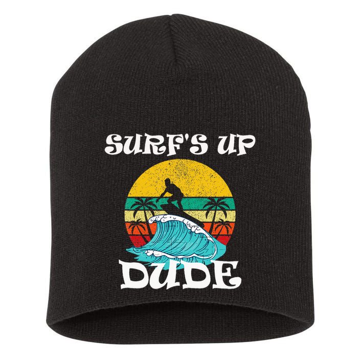 SurfS Up Dude Short Acrylic Beanie