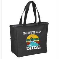 SurfS Up Dude Zip Tote Bag