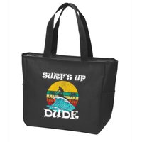 SurfS Up Dude Zip Tote Bag