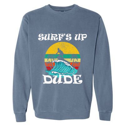 SurfS Up Dude Garment-Dyed Sweatshirt
