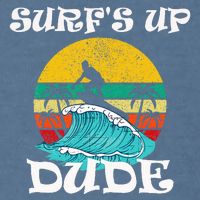 SurfS Up Dude Garment-Dyed Sweatshirt
