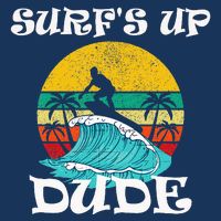 SurfS Up Dude Infant Baby Jersey Bodysuit