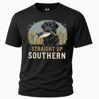 Straight Up Dog Hunting Duck Southern Hunting Cooling Performance Crew T-Shirt
