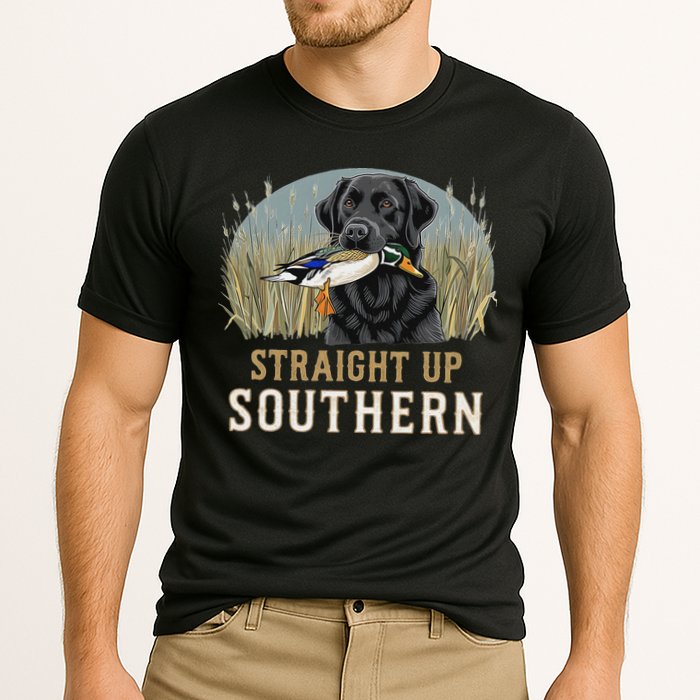 Straight Up Dog Hunting Duck Southern Hunting Cooling Performance Crew T-Shirt