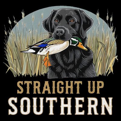 Straight Up Dog Hunting Duck Southern Hunting T-Shirt