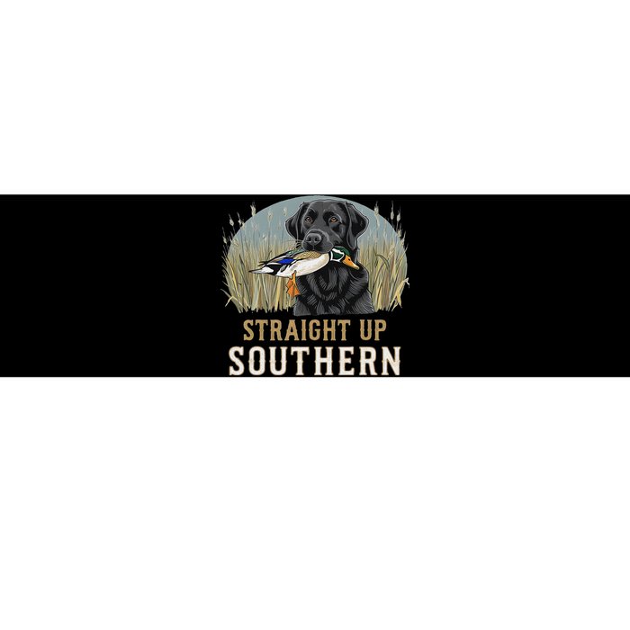 Straight Up Dog Hunting Duck Southern Hunting Bumper Sticker