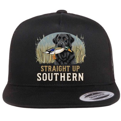 Straight Up Dog Hunting Duck Southern Hunting Flatbill Hat