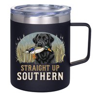 Straight Up Dog Hunting Duck Southern Hunting 12oz Stainless Steel Coffee Mug