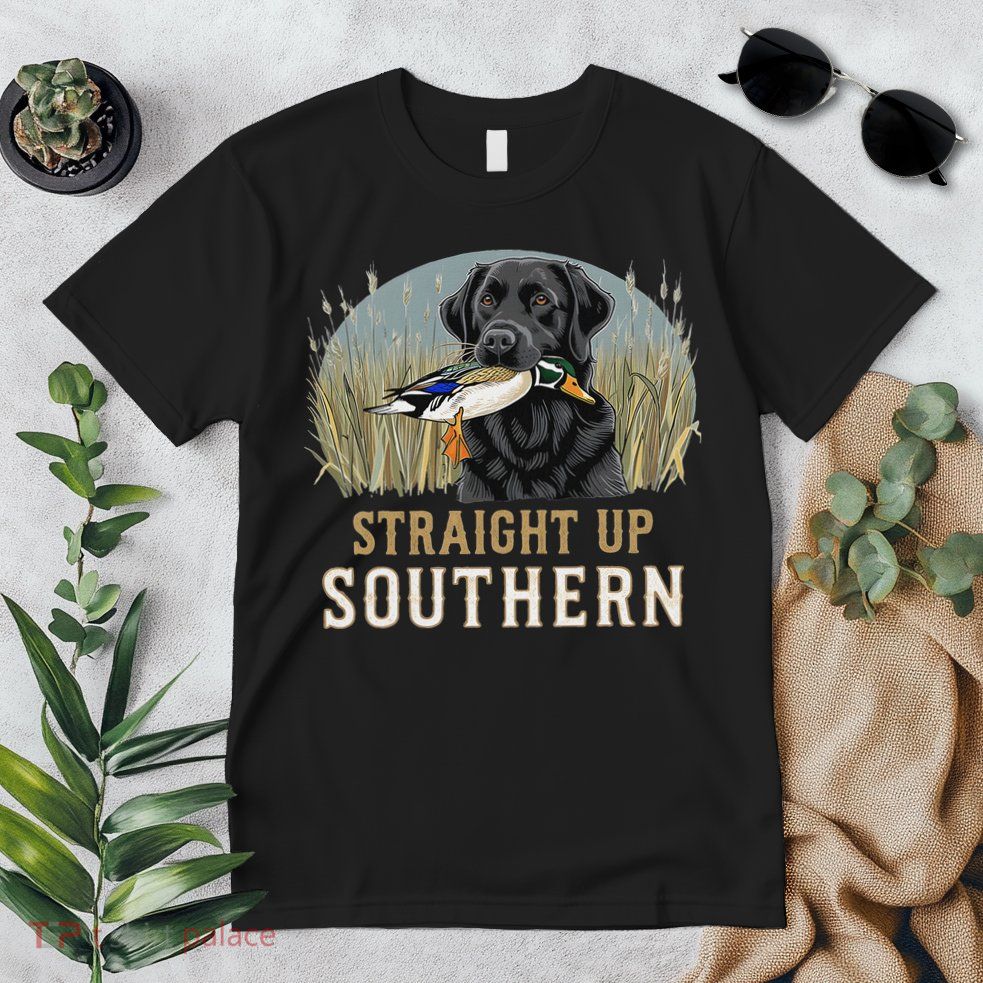 Straight Up Dog Hunting Duck Southern Hunting Premium T-Shirt
