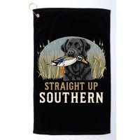 Straight Up Dog Hunting Duck Southern Hunting Golf Towel
