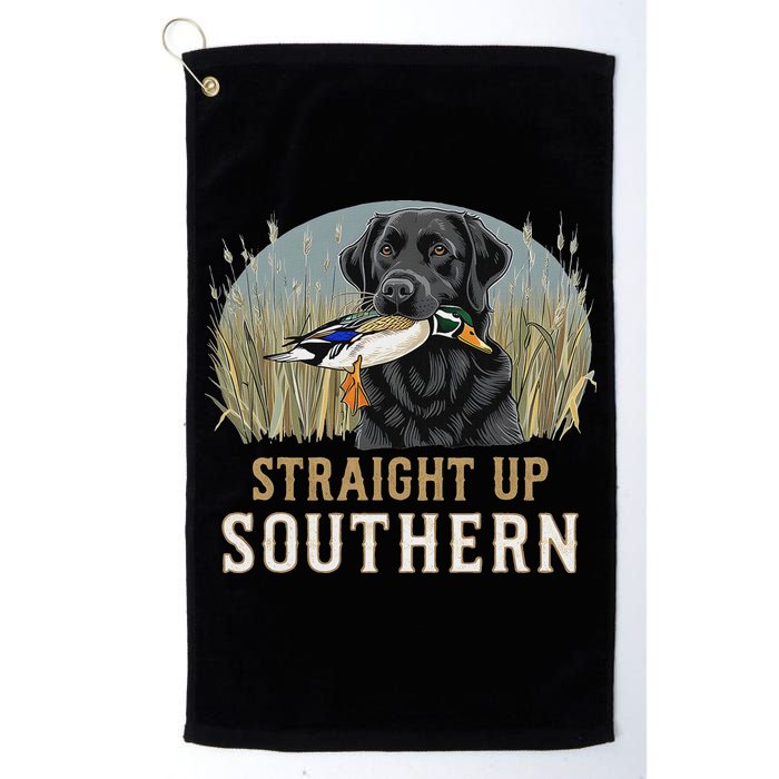 Straight Up Dog Hunting Duck Southern Hunting Golf Towel
