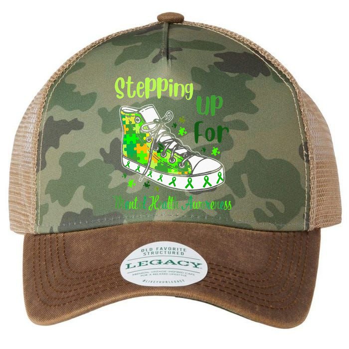 Stepping Up For Mental Health Awareness Shoes Legacy Tie Dye Trucker Hat