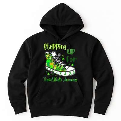 Stepping Up For Mental Health Awareness Shoes Hoodie