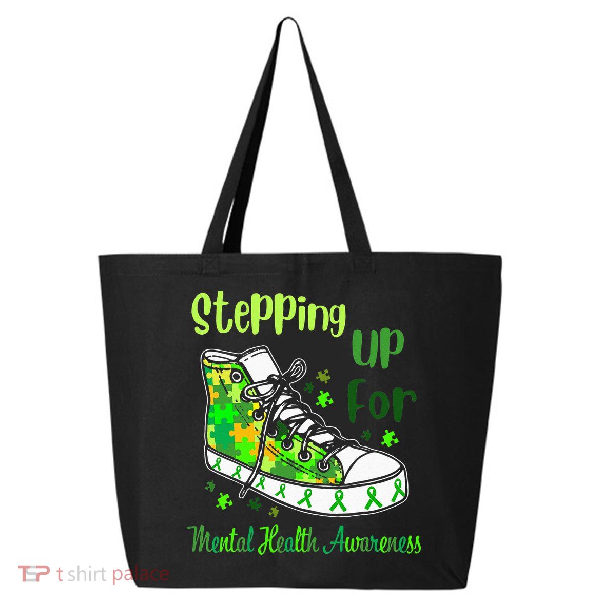Stepping Up For Mental Health Awareness Shoes 25L Jumbo Tote
