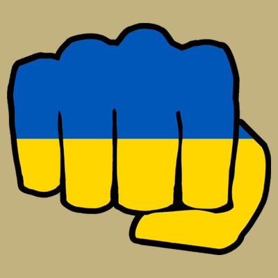 Support Ukraine Flag Fist T-Shirt