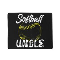 Softball Uncle For Men Family Matching Players Fathers Day Mousepad