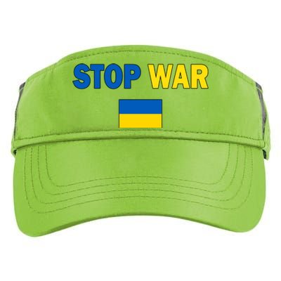 Support Ukraine Flag Stop War Adult Drive Performance Visor