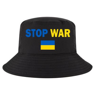 Support Ukraine Flag Stop War Cool Comfort Performance Bucket Hat