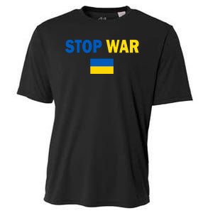 Support Ukraine Flag Stop War Cooling Performance Crew T-Shirt