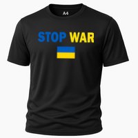 Support Ukraine Flag Stop War Cooling Performance Crew T-Shirt