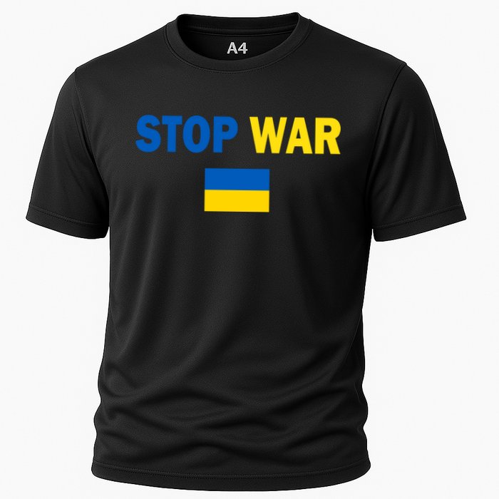 Support Ukraine Flag Stop War Cooling Performance Crew T-Shirt